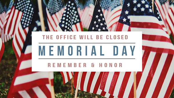 Memorial Day office closed | web