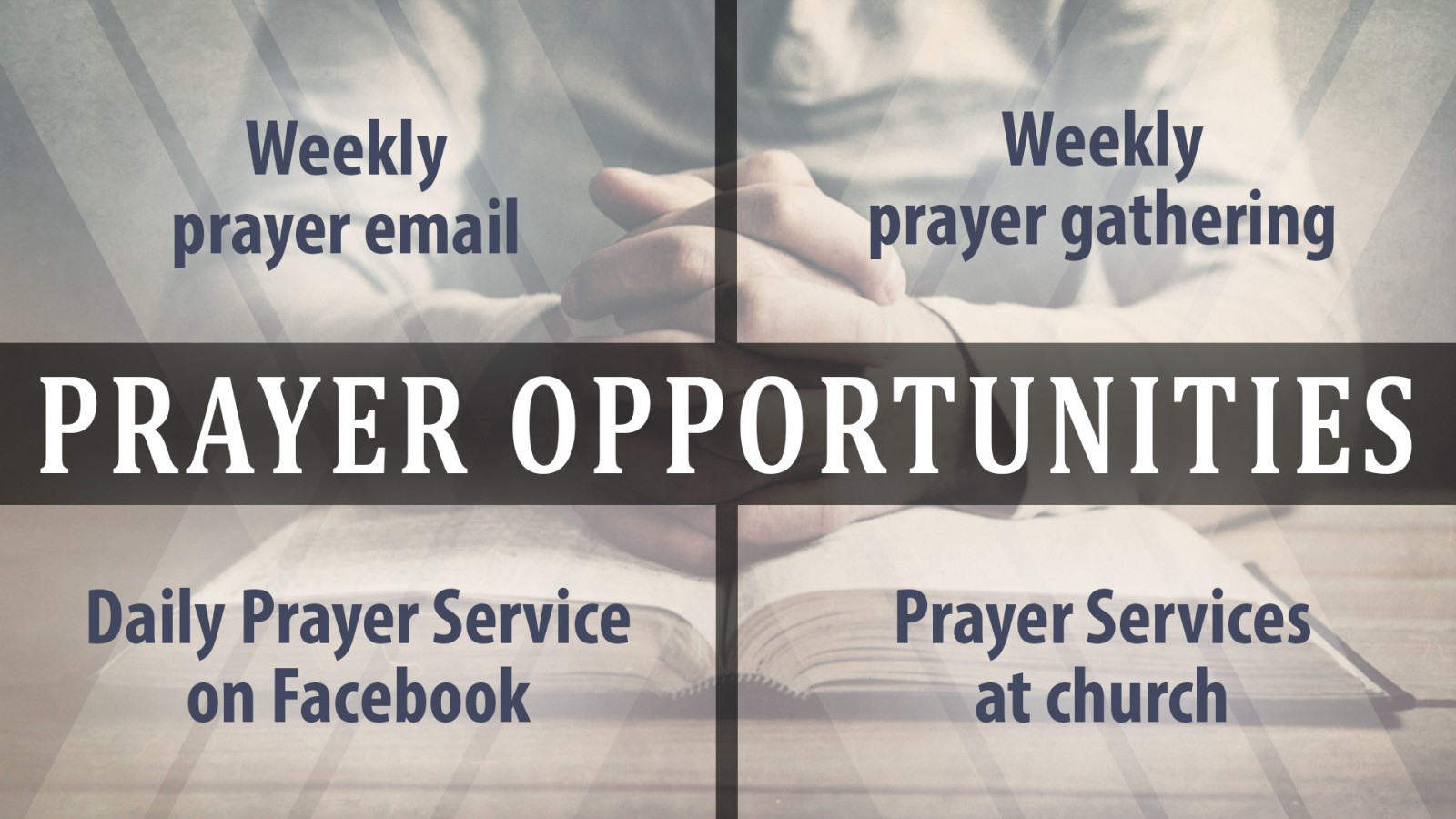Prayer opportunities | slide