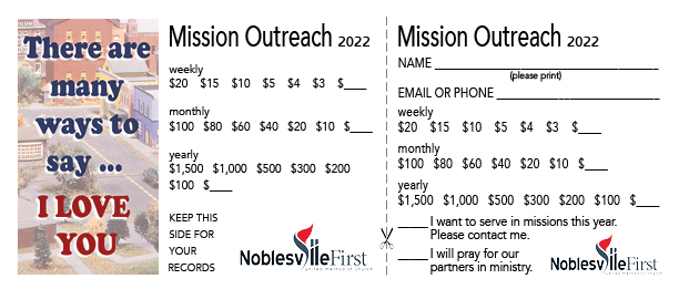 Mission Outreach | 2022 card