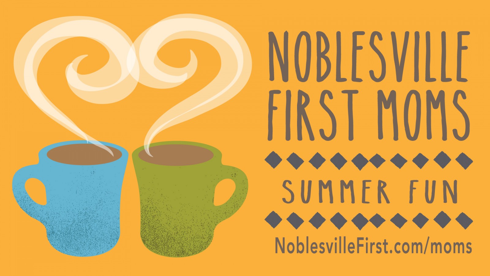 Noblesville First Moms - summer slide